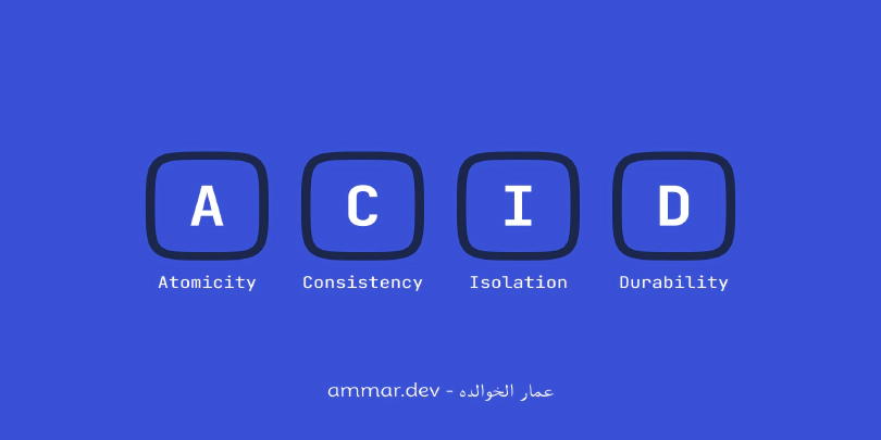خصائص ACID: ضمانات قواعد البيانات