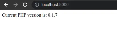 نتيجة تشغيل ملف php على الـ Web Server