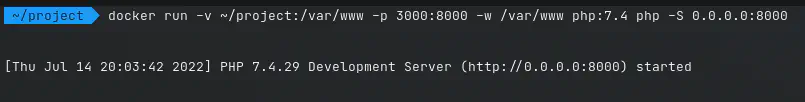 عمل port binding لـ port مختلف عن الـ port المستخدم داخل الحاوية